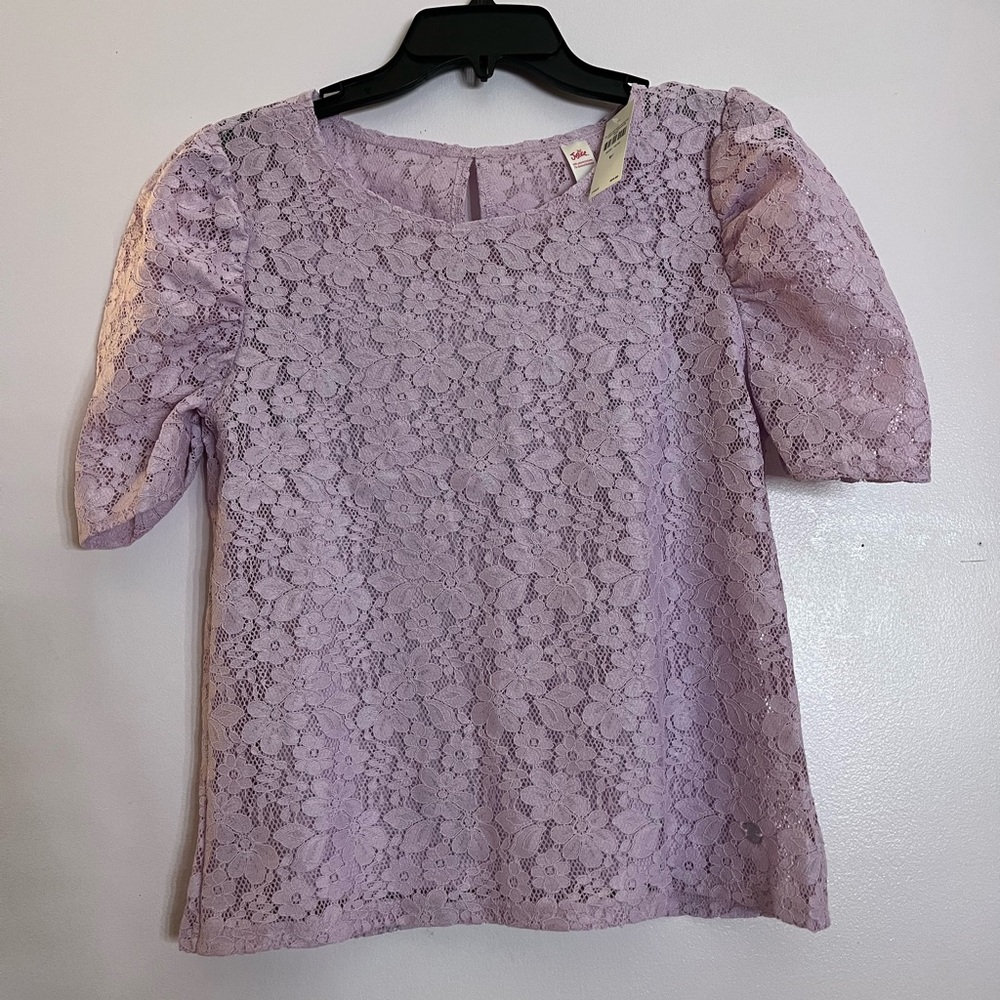Justice purple top